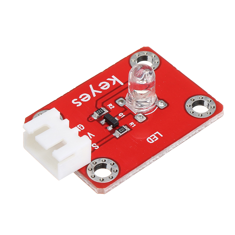 Keyes-Brick-LED-White-Light-Module-Pad-hole-Anti-reverse-Plug-White-Terminal-Digital-Signal-1731600