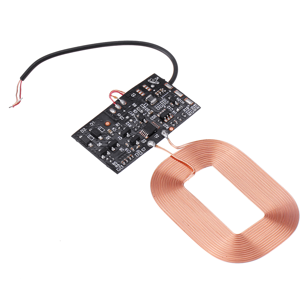 5pcs DIY Qi Standard Wireless Charging Coil Receiver Module Circuit ...