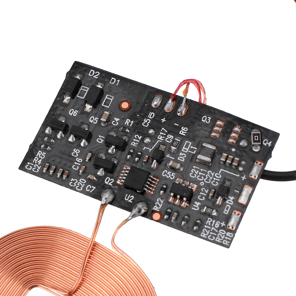 5pcs DIY Qi Standard Wireless Charging Coil Receiver Module Circuit ...