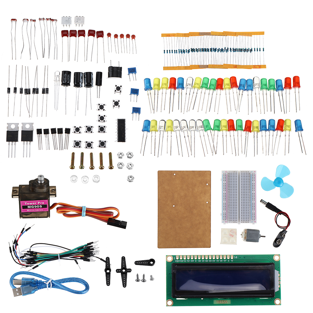 KW-AR-BaseKit-Kit-with-17-Classes-UNO-R3-DC-Motor-Breadboard-LED-Components-Set-Geekcreit-for-Arduin-1696981