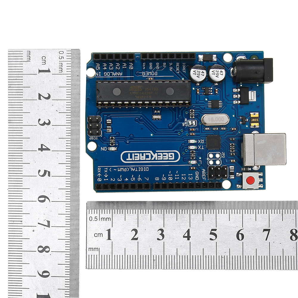3 piezas UNO R3 ATmega16U2 AVR placa principal de desarrollo USB