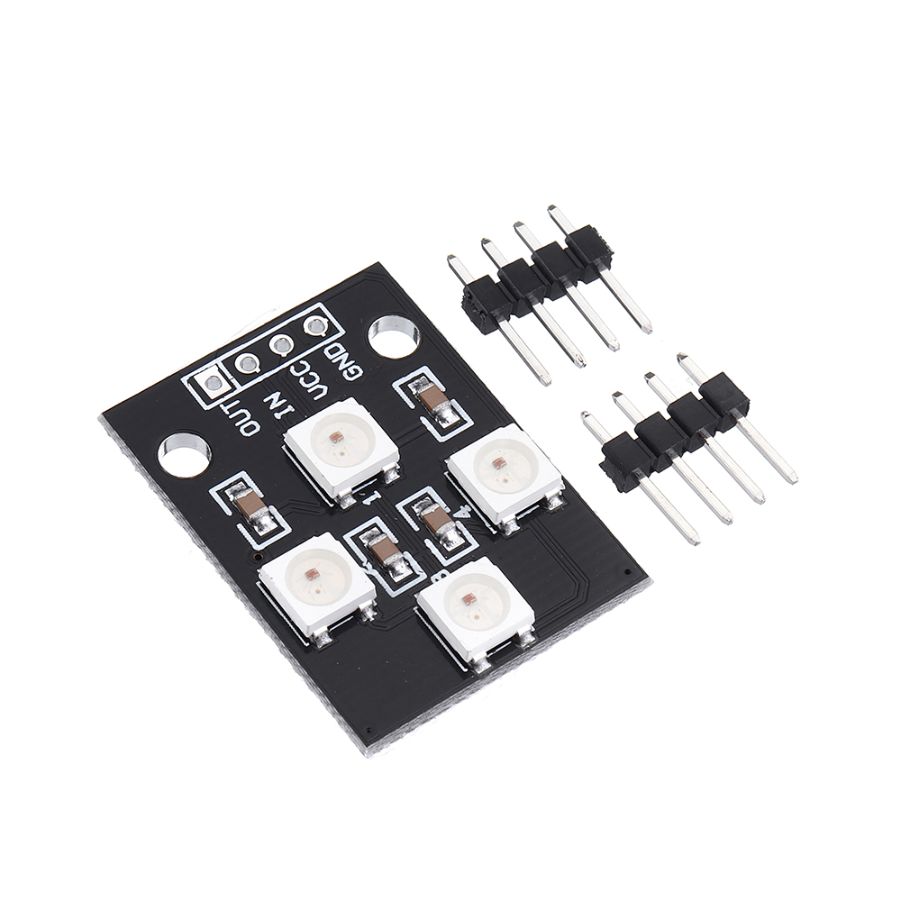 3pcs-WS2812B-4-5V-5050-RGB-LED-Lamp-Panel-Board-4-Bit-Full-color-Driver-Module-Development-Board-1508321