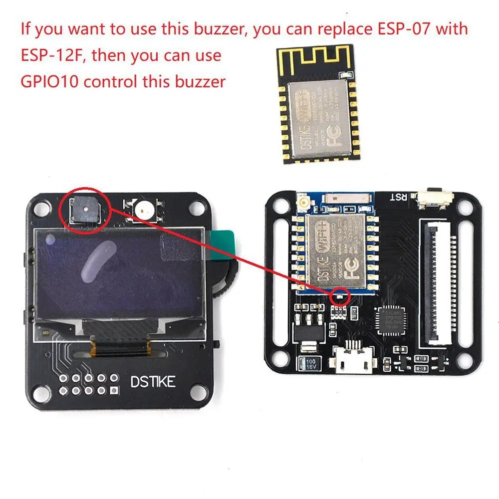 DSTIKE-WiFi-Deauther-Watch-Smart-WatchNodeMCU-ESP8266-Programmable-Development-Board-Black-1741849
