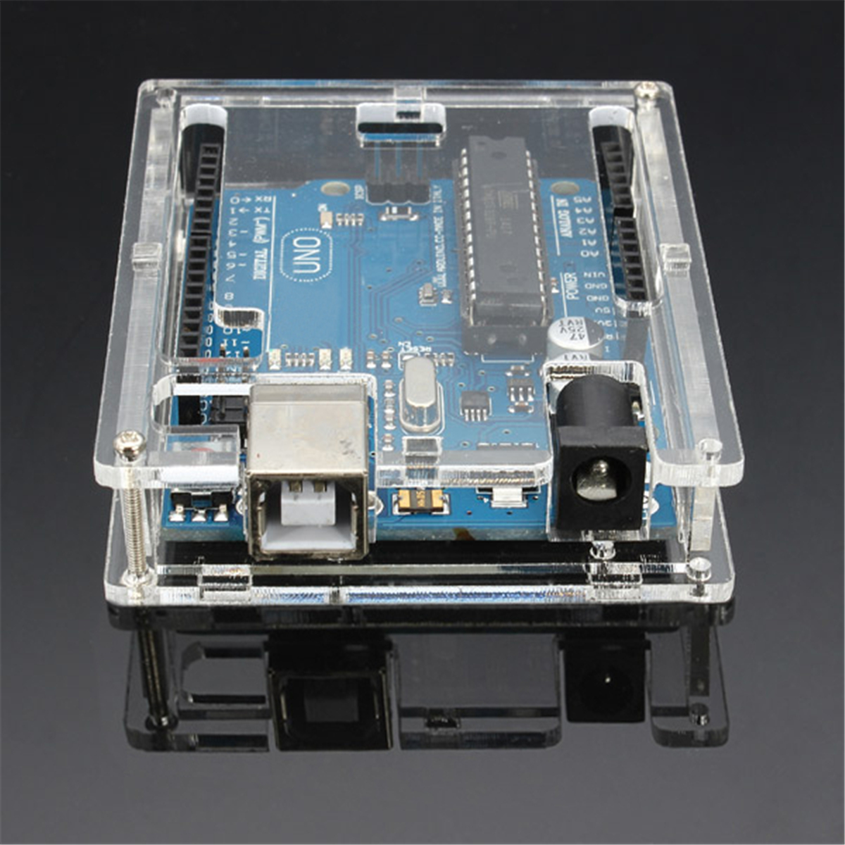Geekcreit UNO R3 ATmega16U2 AVR Development Module Board With Housing ...