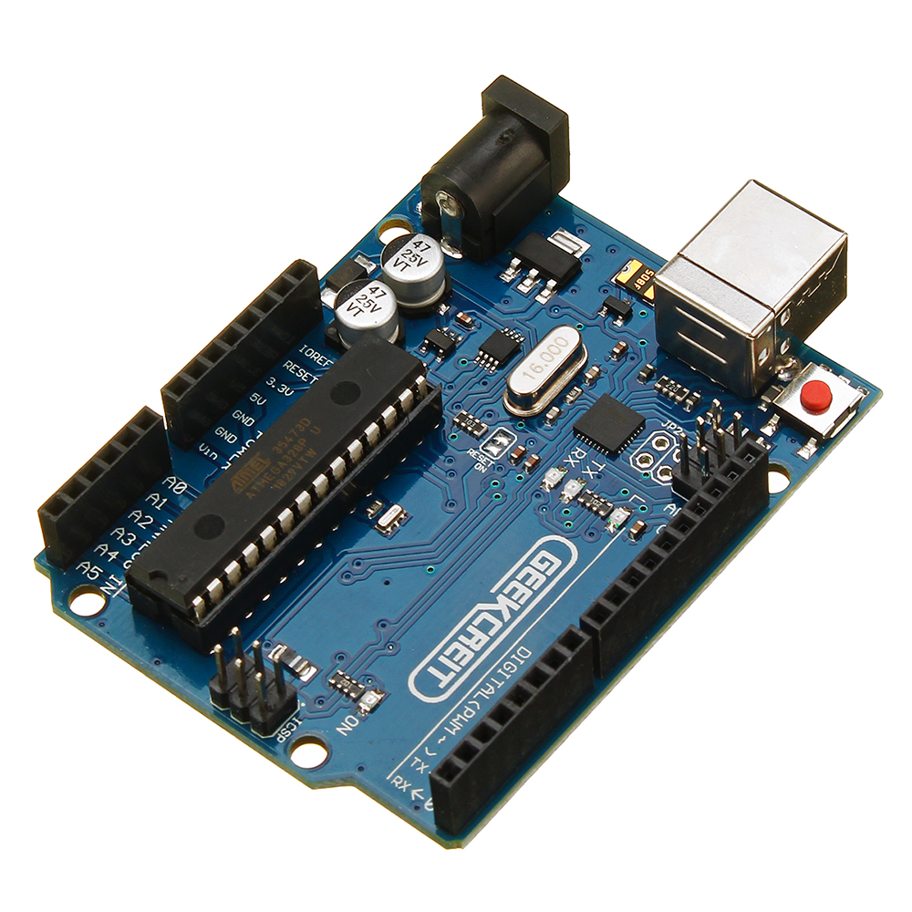 Geekcreit UNO R3 ATmega16U2 AVR Development Module Board With Housing ...