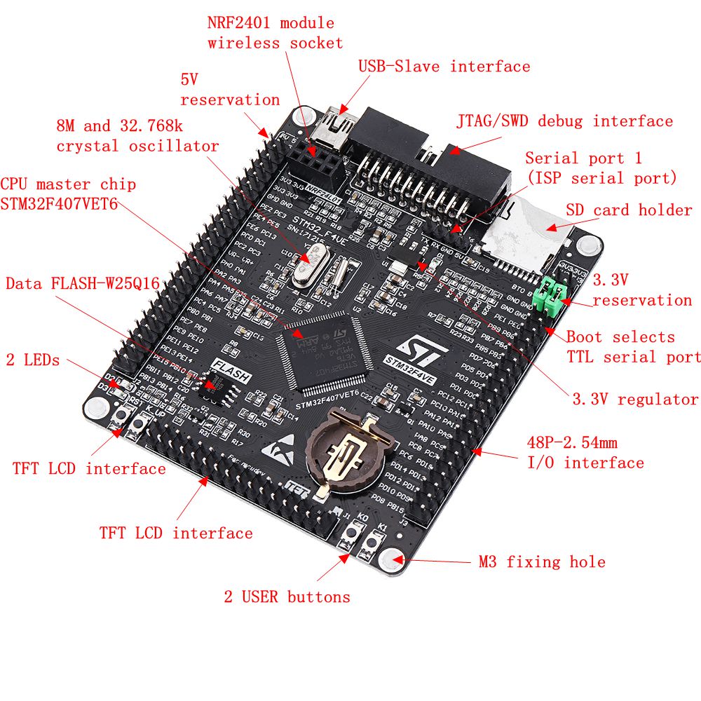 STM32F407VET6-Development-Board-Cortex-M4-STM32-Small-System-ARM-Learning-Core-Module-1460490