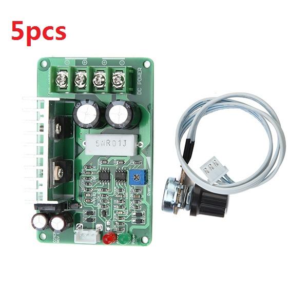 Elecbee 5pcs PWM DC Motor Speed Controller 12V/24V/36V 15A Controller Overload Stall Overcurrent Protection