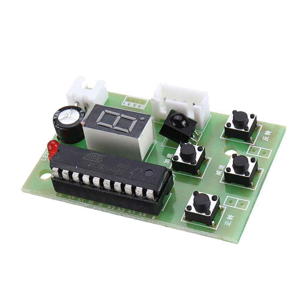 Elecbee DC 4V-6V Stepper Motor Driver Controller Integrated Board 2-phase 4-wire Speed Adjustable with Remote Controller