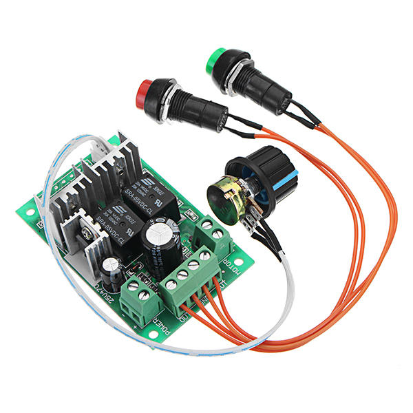 Elecbee DC 5-30V 10A 300W PWM DC Motor Speed Regulator Speed Controller Support PLC 0-5V