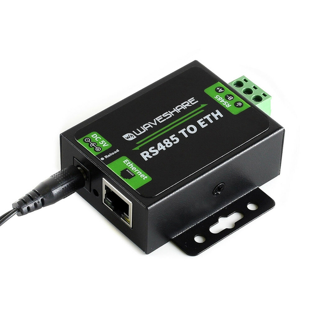 Elecbee Waveshare Two-way Transparent Transmission Serial Server RS485 to Ethernet Module RJ45 Network Port