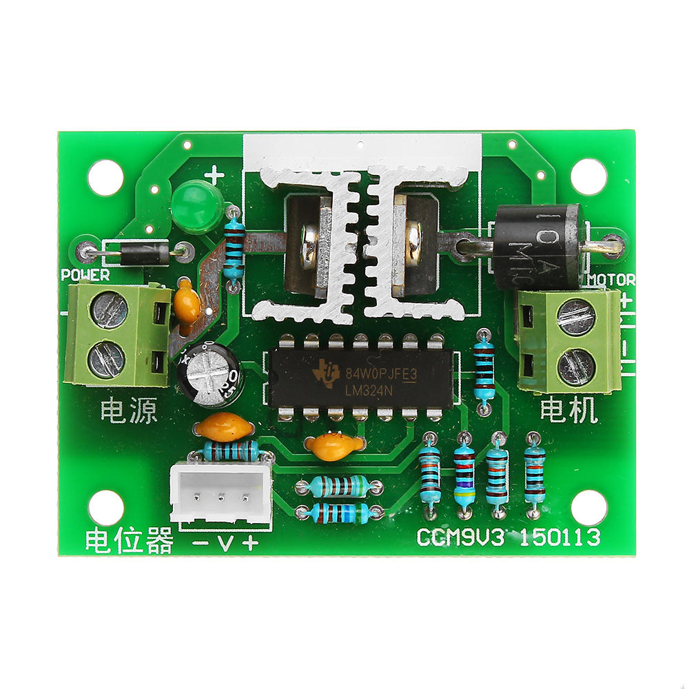 Elecbee 12V-24V Pulse Width PWM DC Motor Speed Switch Controller Regulator