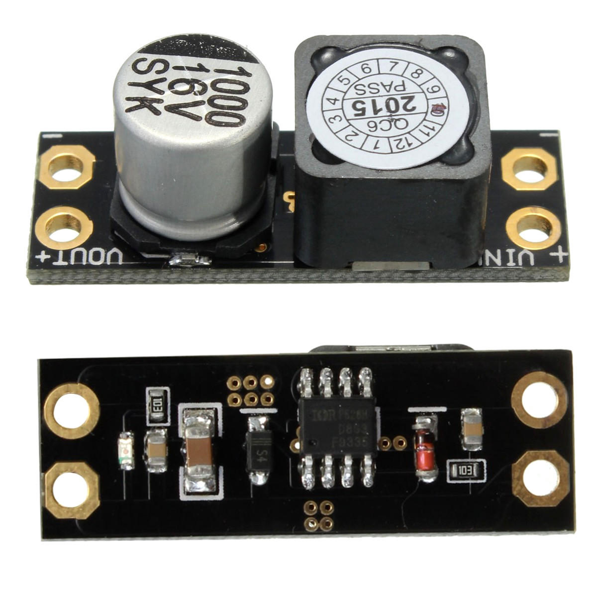 Elecbee 3Pcs L-C Power Filter-2A RTF Lc Filter (3AMP 2-4S) LC Module Lllustrated Eliminate Moire Signal Filtering