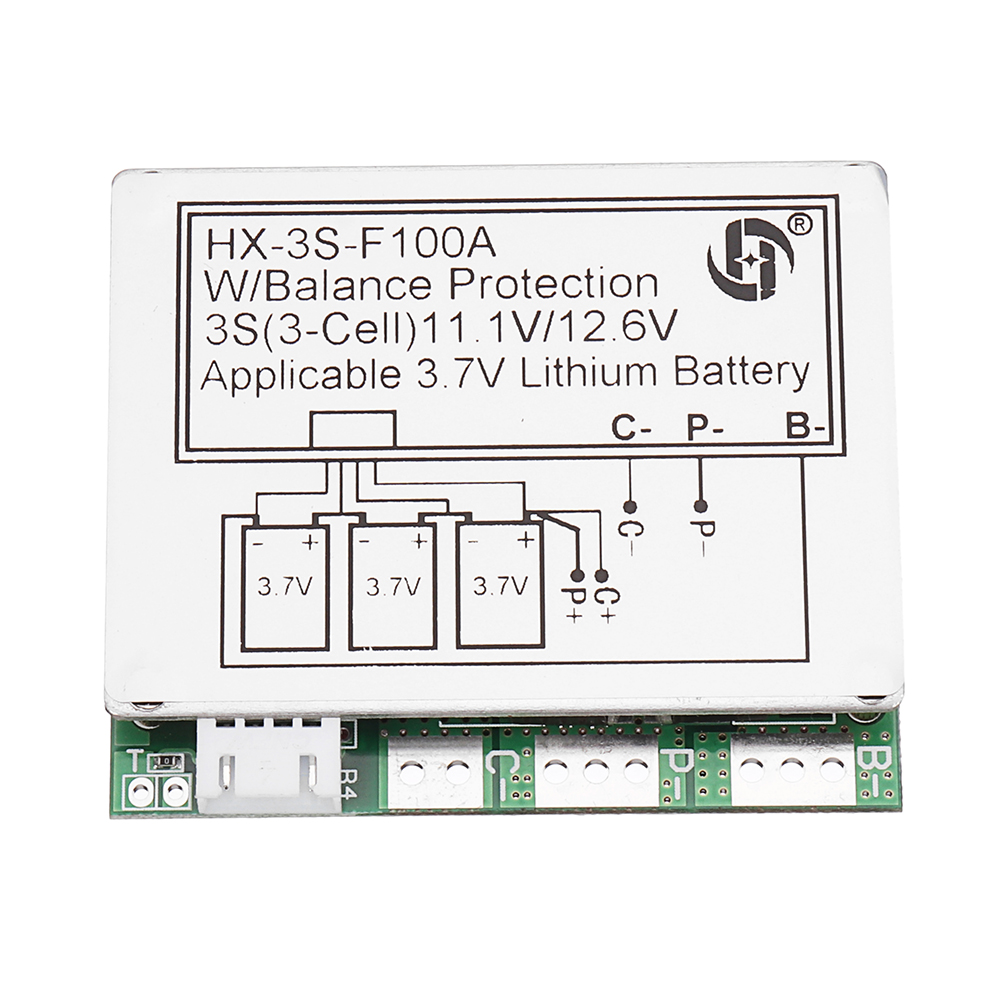 3S-111V-High-Current-100A-37V-Lithium-Battery-Protection-Board-With-Balance-1321938