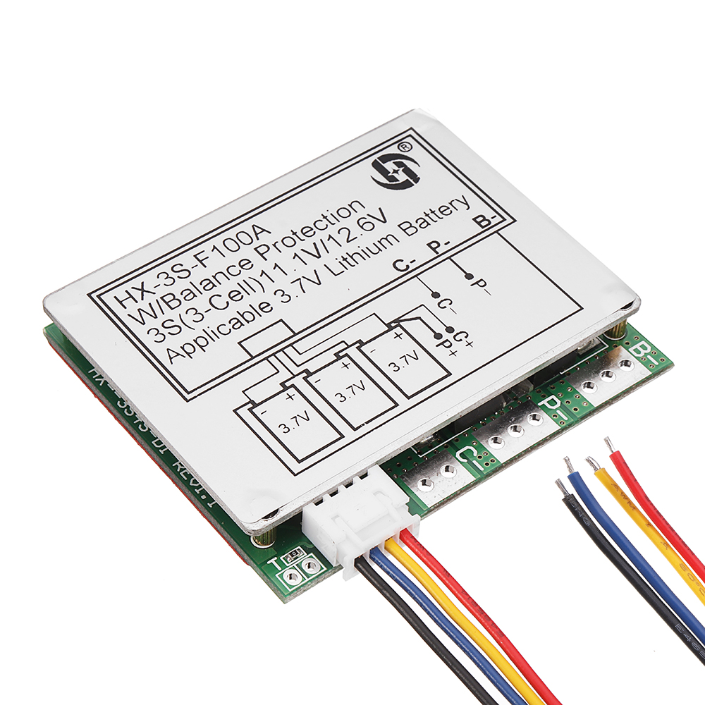 3S-111V-High-Current-100A-37V-Lithium-Battery-Protection-Board-With-Balance-1321938