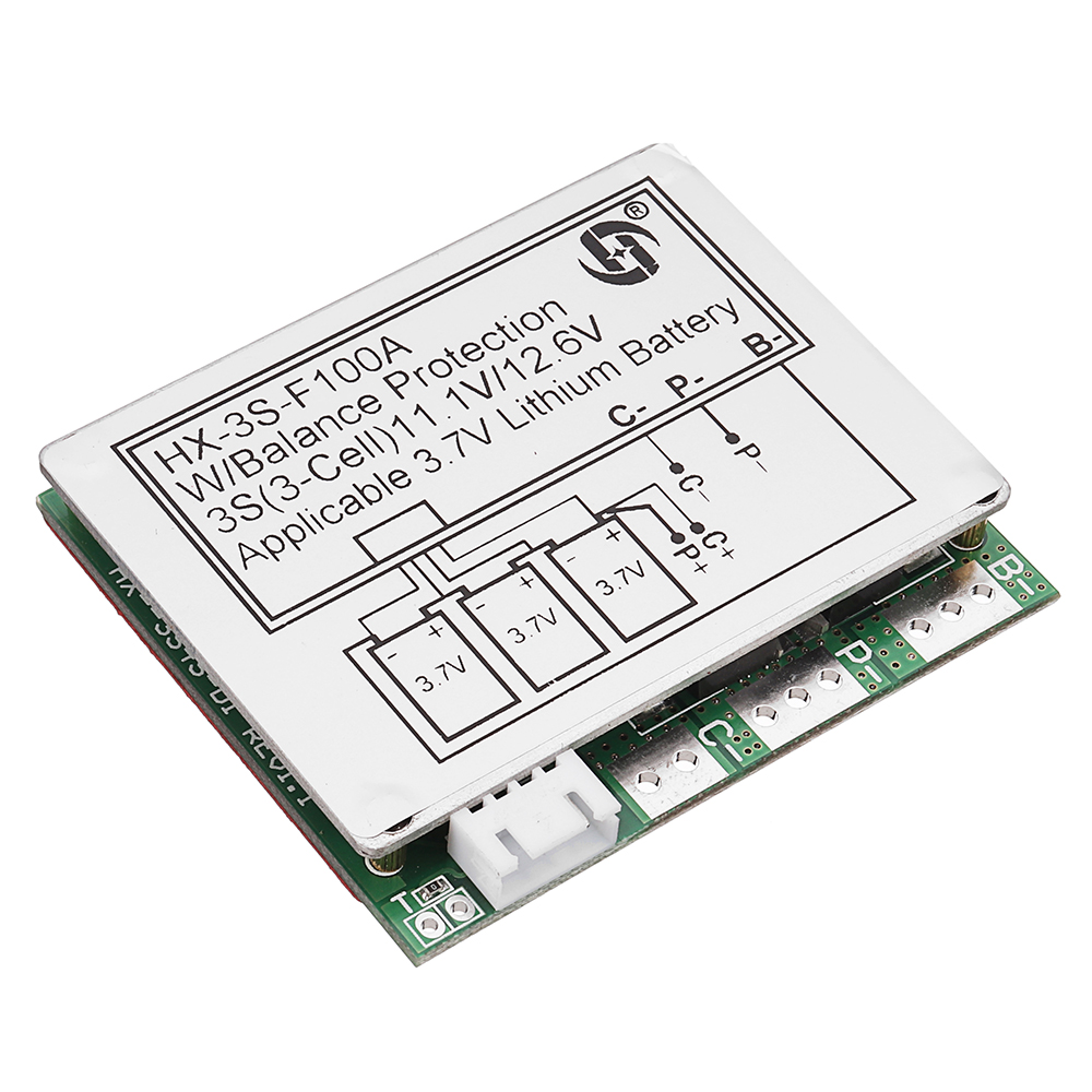3S-111V-High-Current-100A-37V-Lithium-Battery-Protection-Board-With-Balance-1321938