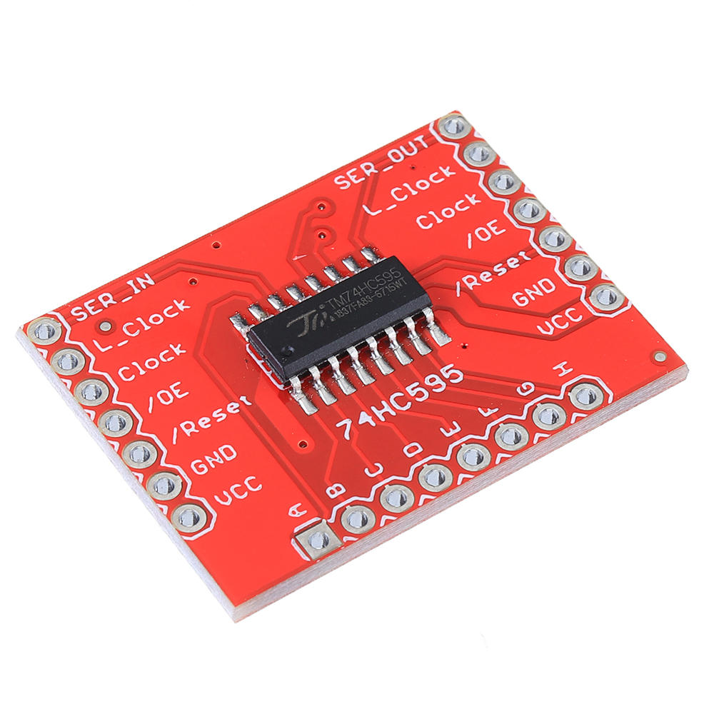 Elecbee 3pcs 74HC595 Adapter Module Shift Register Module