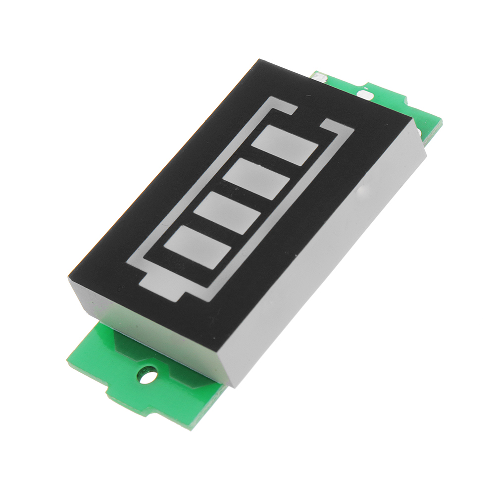 TECNOULAB 5 Pezzi Tester Batteria 2S 8.4V Per Li-ion 18650 – Indicatore A LED Con Pulsante E Protezione Inversione