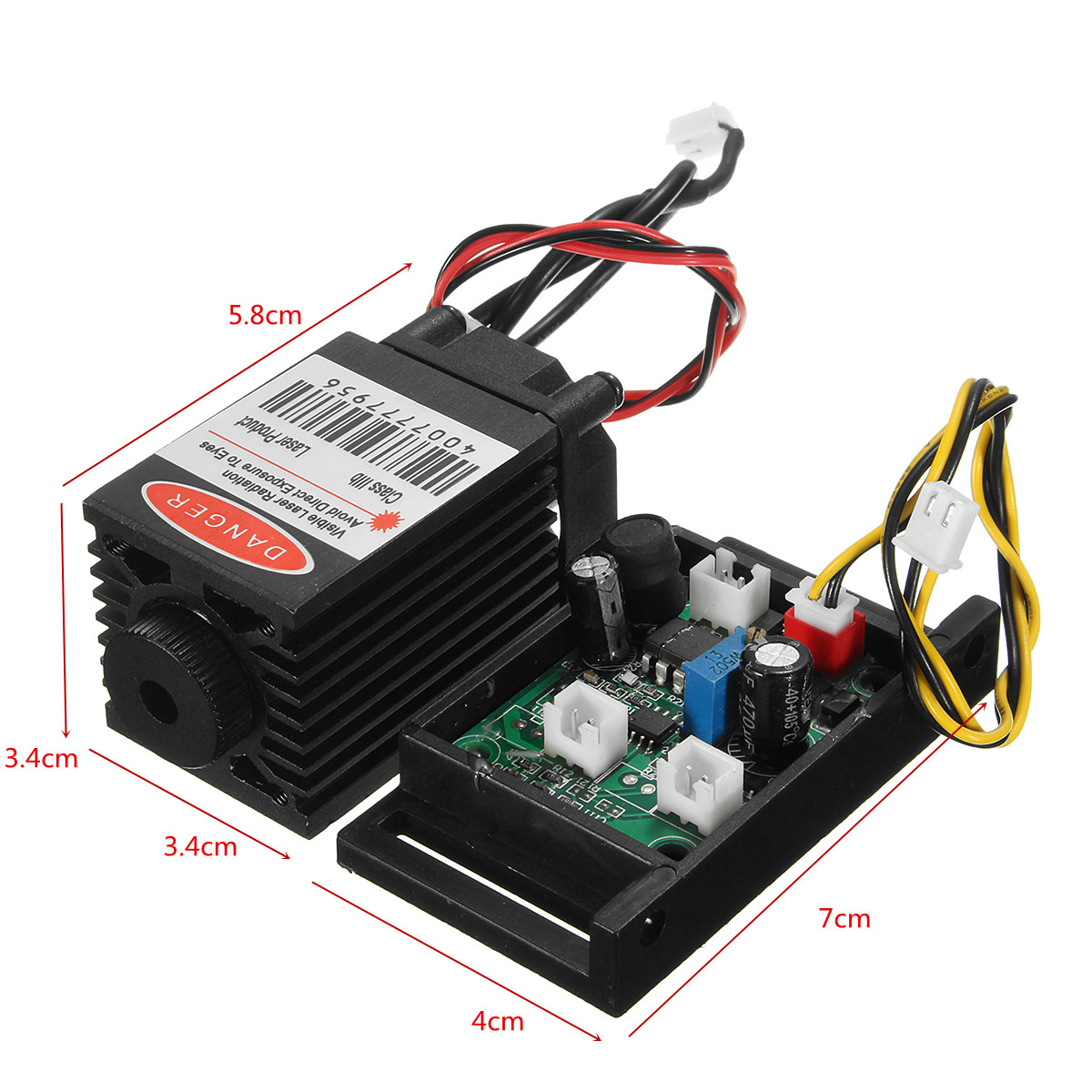 Focusable-500mw-808nm-Infrared-IR-Laser-Diode-Dot-Module-12V--TTL--Fan-Cooling-1227542