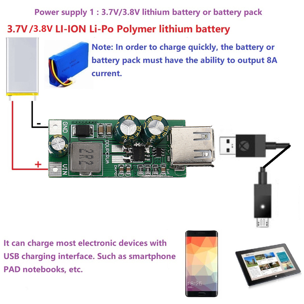 20W-DC-DC-33-5V-to-5V-12V-Boost-Converter-USB-Module-QC30-20-FCP-Quick-Charger-For-18650-Li-ion-Li-P-1547276