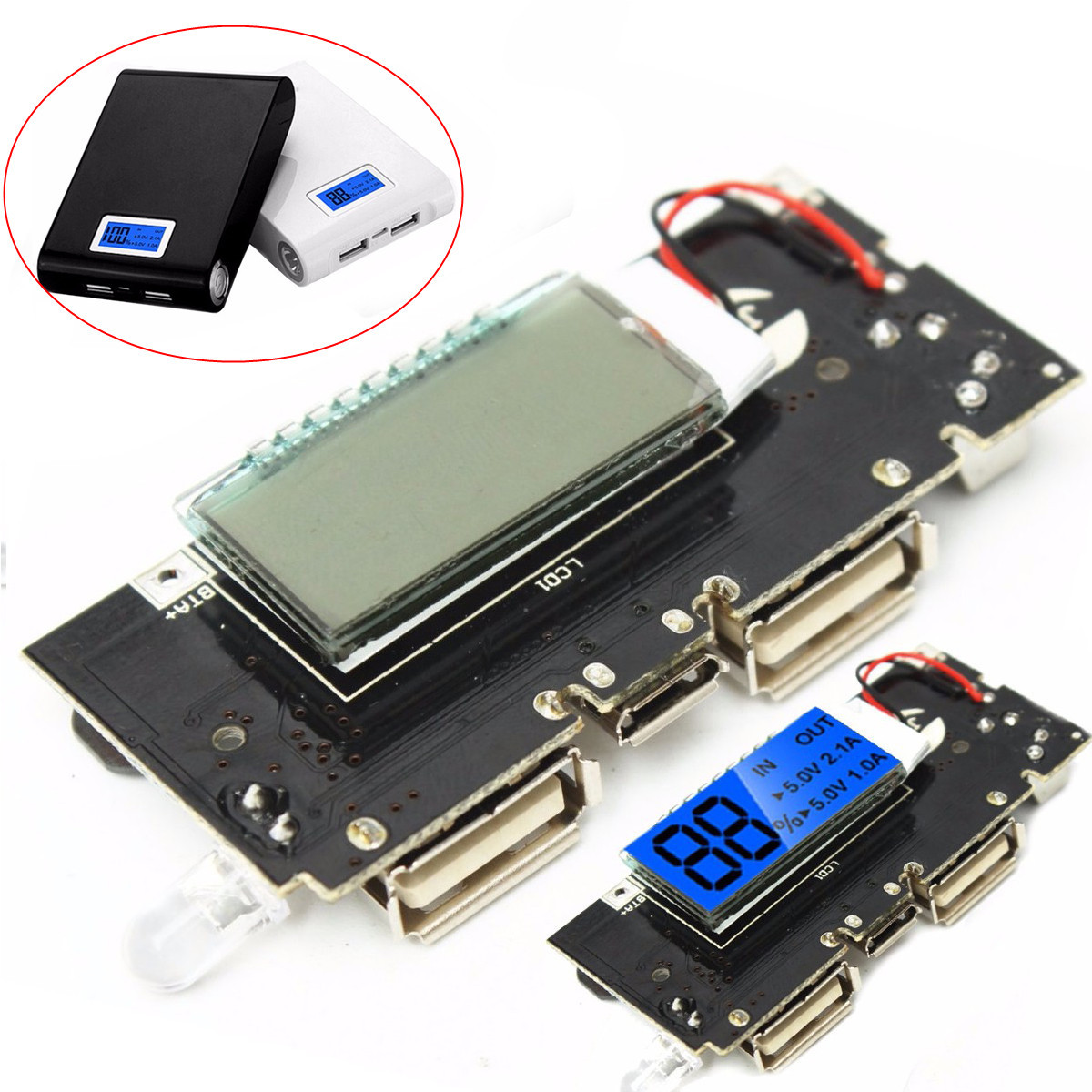 2Pcs-Dual-USB-5V-1A-21A-Mobile-Power-Bank-18650-Battery-Charger-PCB-Module-Board-1365765