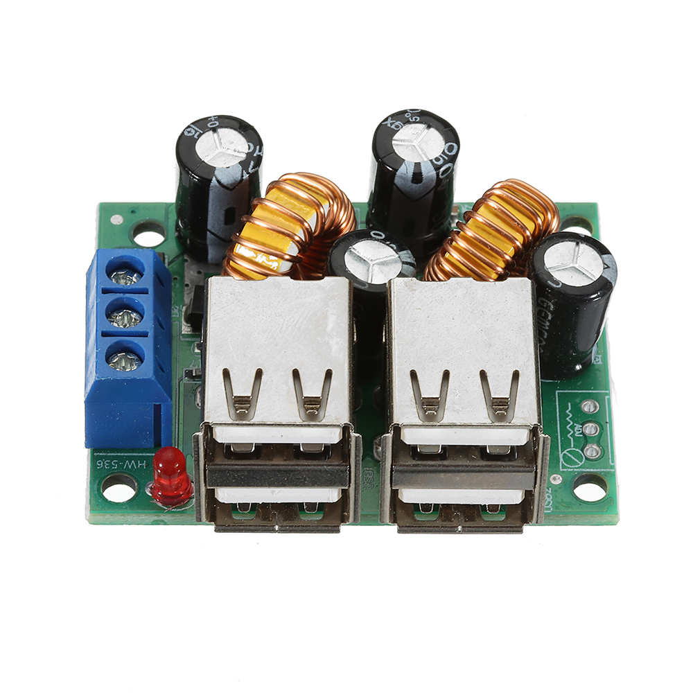 3624129V-to-5V-3A-Step-Down-Module-4USB-Interface-Car-charging-Solar-Buck-Power-Supply-1600545