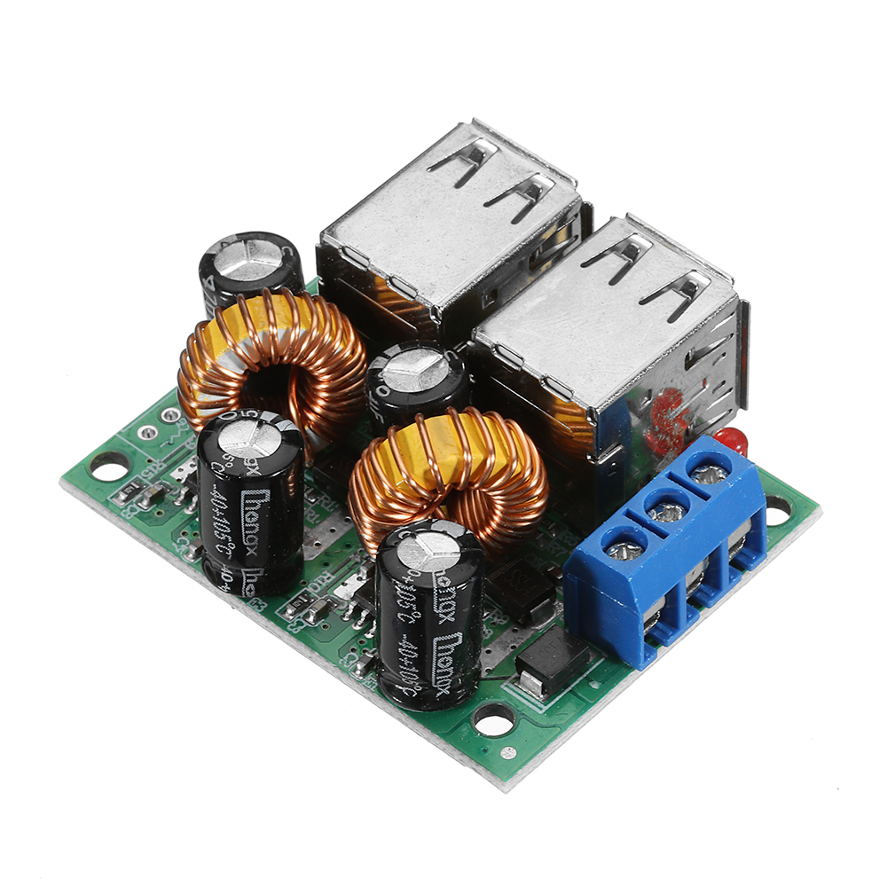 3624129V-to-5V-3A-Step-Down-Module-4USB-Interface-Car-charging-Solar-Buck-Power-Supply-1600545