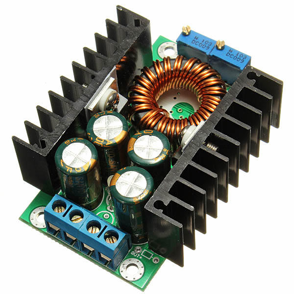 Elecbee 3Pcs 8A 24V to 12V Step Down LED Driver Adjustable Power Supply Module