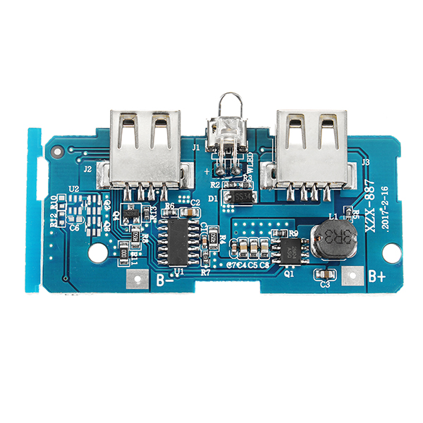5pcs-37V-To-5V-1A-2A-Boost-Module-DIY-Power-Bank-Mainboard-Circuit-Board-Built-In-18650-Lithium-Batt-1180699