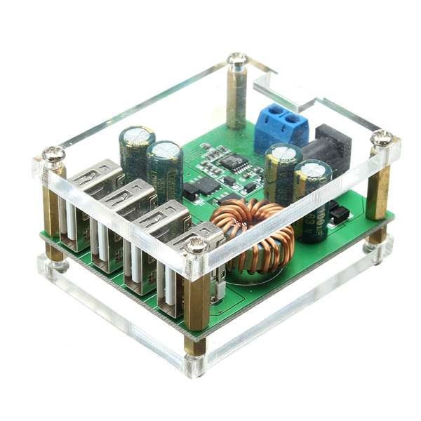 DC-DC-Step-Down-Module-Large-Power-Regulator-Converter-With-4-USB-Interface-7V-60V-Input-5V5A-Output-1096156