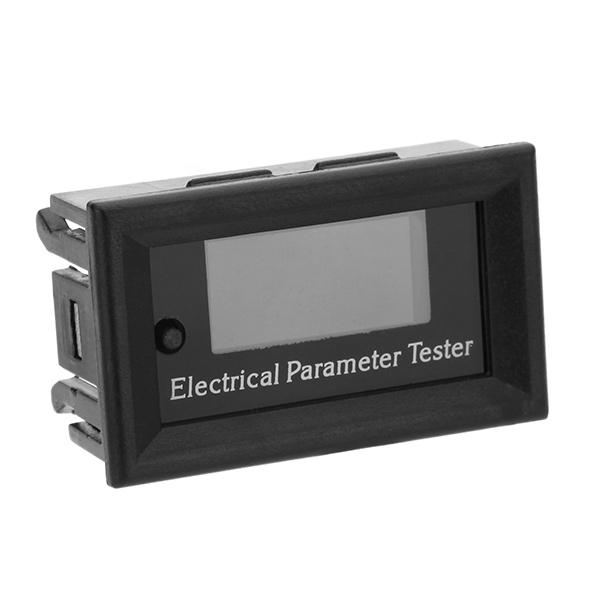 Elecbee 7 In 1 100V 10A White OLED Digital Electrical Parameter Tester Ammeter