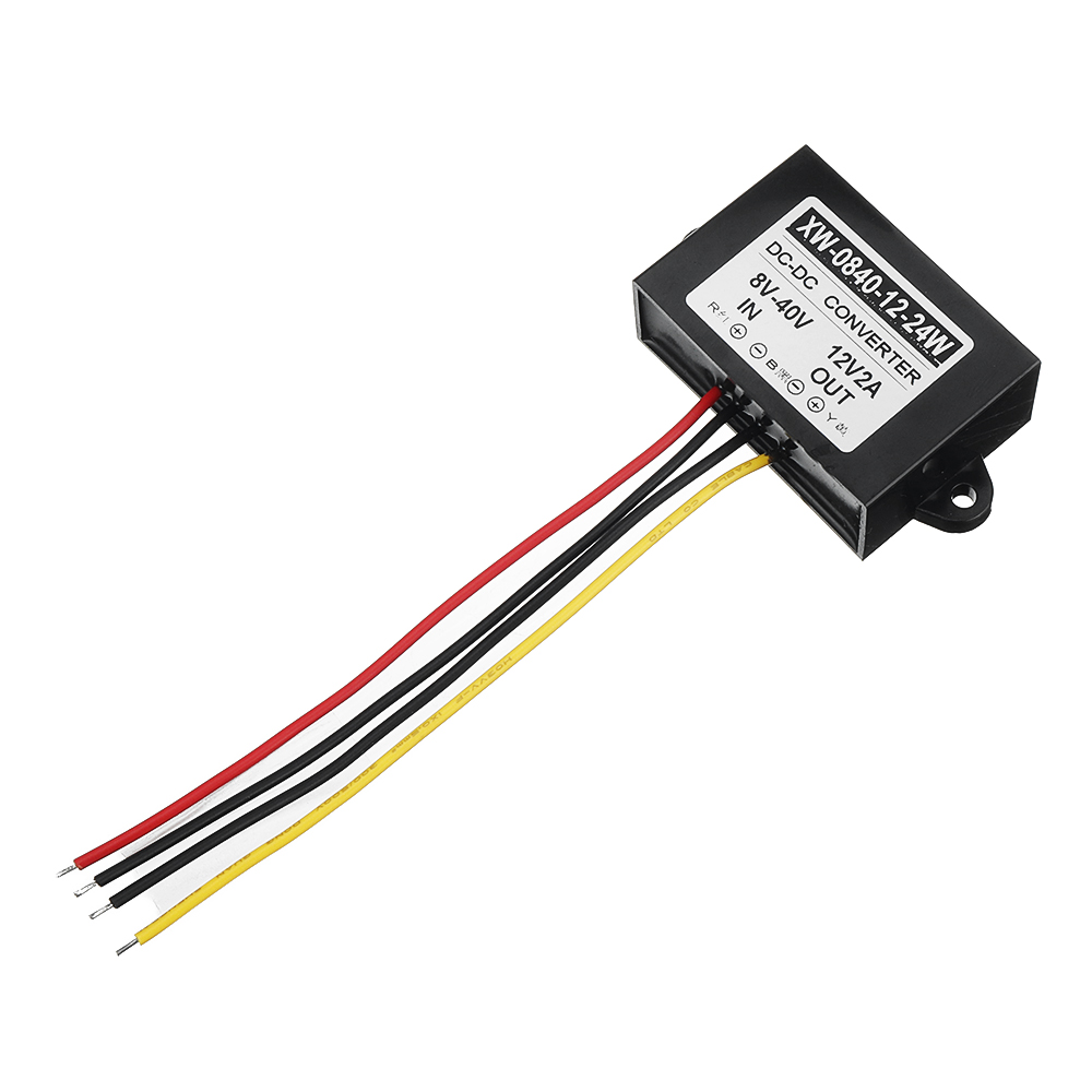 Buck 2a Module Waterproof 8-40V to 12V 2A Buck Regulator 12V 24W Automatic Step up and ...