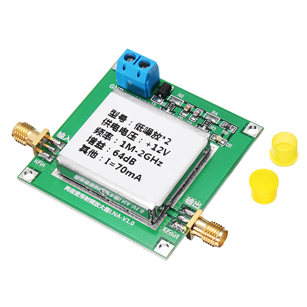 01-2GHz-64dB-Gain-RF-Broadband-Amplifier-Board-Low-Noise-Amplifier-LNA-1237028