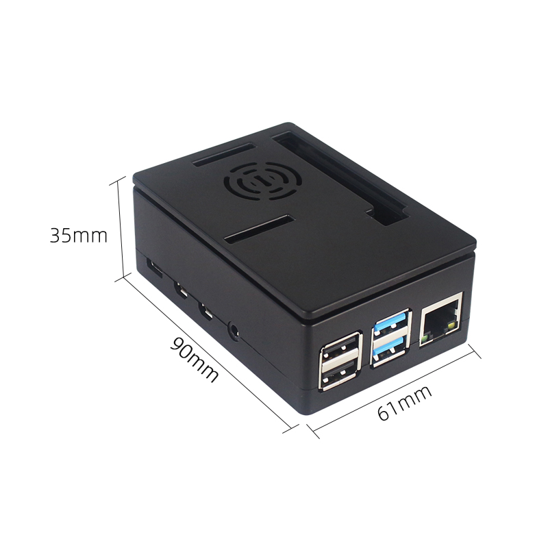 35inch-MHS-LCD-Screen-Display---TransperentBlack-Dual-Use-Box-ABS-Case-Kit-for-Raspberry-Pi-4-Model--1607513