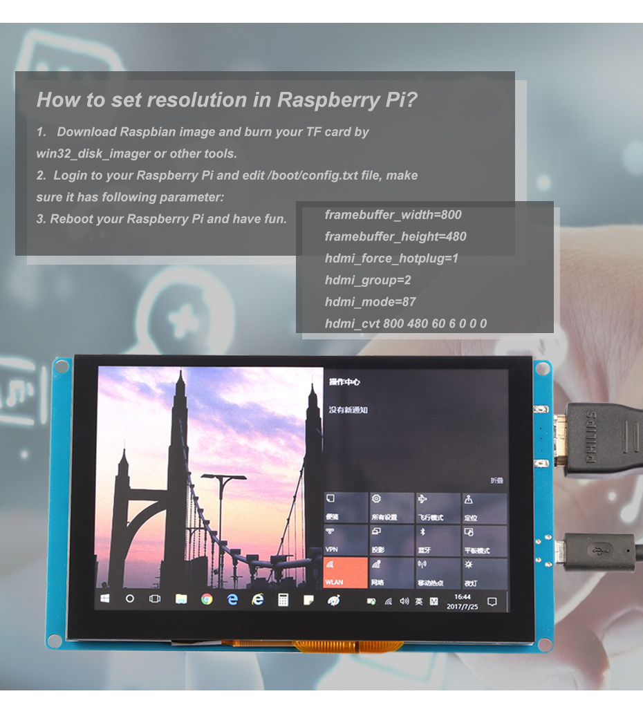 5-Inch-800480-Resolution-HD-Capacity-Touch-Screen-Support-USB-Control-For-Raspberry-Pi-1203342