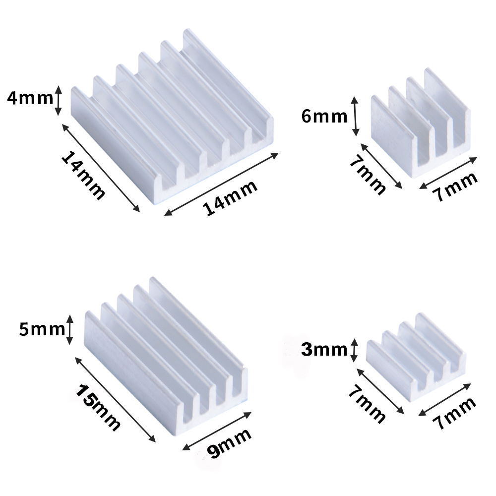 52Pi-4-Pcs-Set-Aluminum-Heat-Sink-Silver-for-Raspberry-Pi-4B-1665267