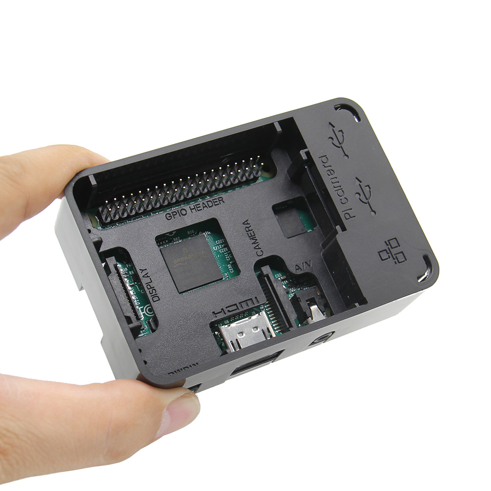 ABS-Enclosure-Case-Support-Cooling-Fan-For-Raspberry-Pi-Model-3B--2B--B-1198396