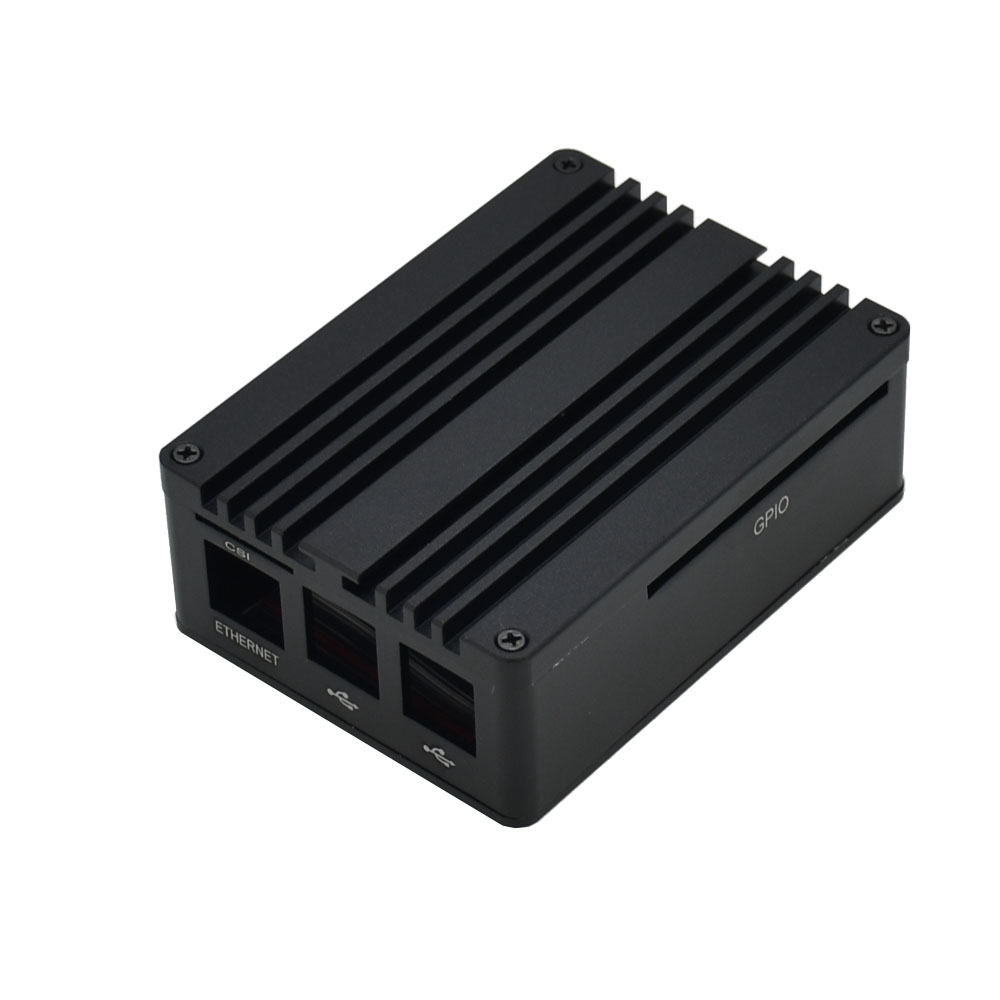 Black-Aluminum-Alloy-Metal-Protection-Case-Shell-For-Raspberry-Pi-3-BB-1540391
