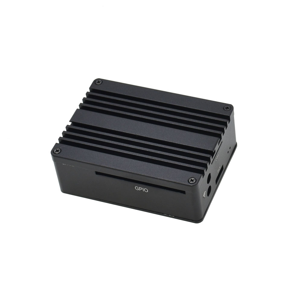 Black-Aluminum-Alloy-Metal-Protection-Case-Shell-For-Raspberry-Pi-3-BB-1540391