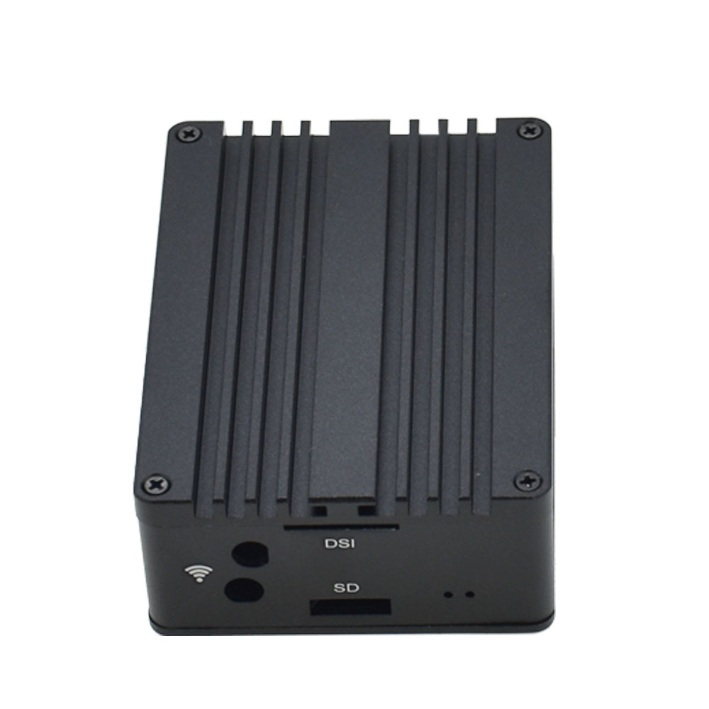 Black-Aluminum-Alloy-Metal-Protection-Case-Shell-For-Raspberry-Pi-3-BB-1540391