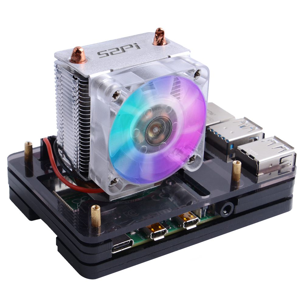 BlackTransparentRGB-Colorful-5-Layer-Acrylic-Case--Super-Heat-Dissipation-ICE-Tower-CPU--V20-Cooling-1587610