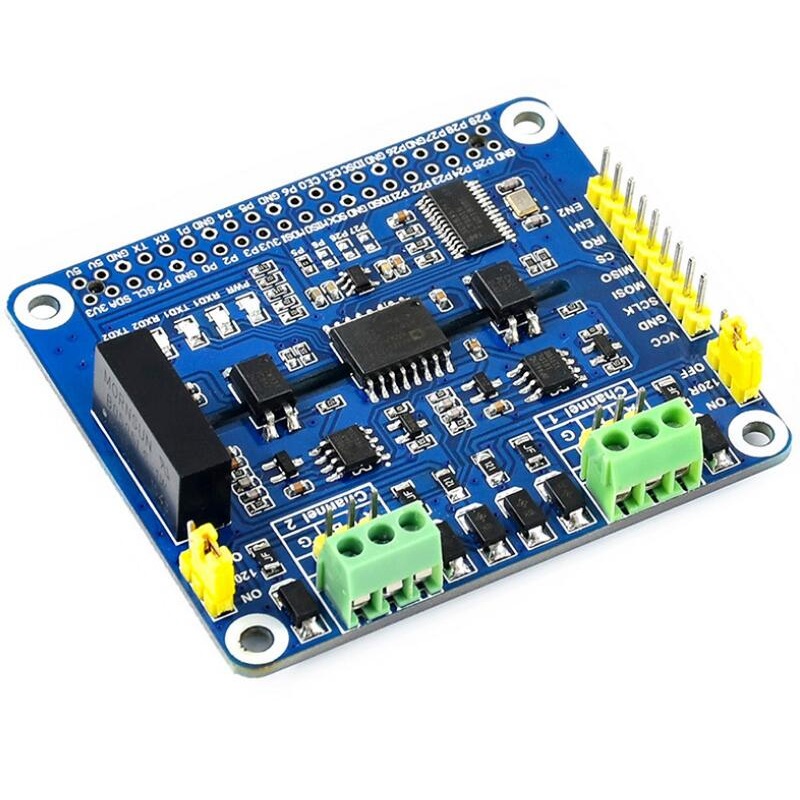 Catda-2-Channel-Isolated-RS485-Expansion-HAT-Board--SC16IS752SP3485-Solution-for-Raspberry-Pi-4B3B3B-1738907