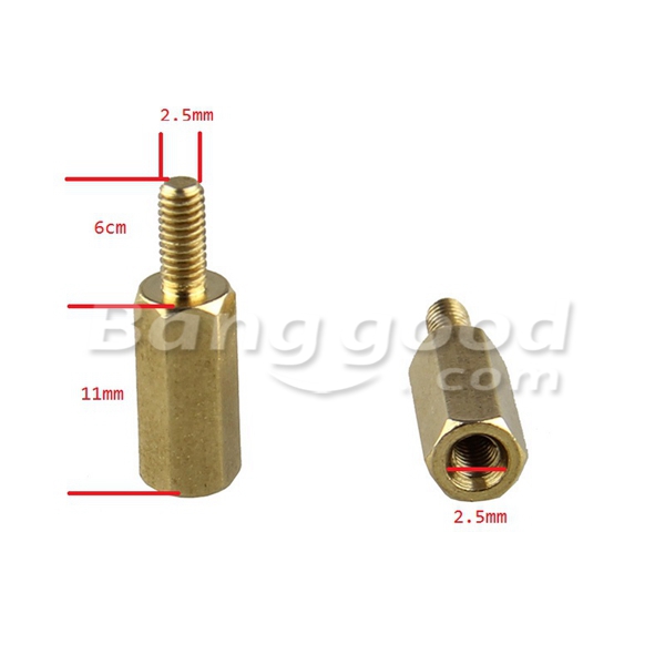 DIY-11MM-Hexagon-Brass-Cylinder--Screw--Nut-Kits-For-Raspberry-Pi-985892
