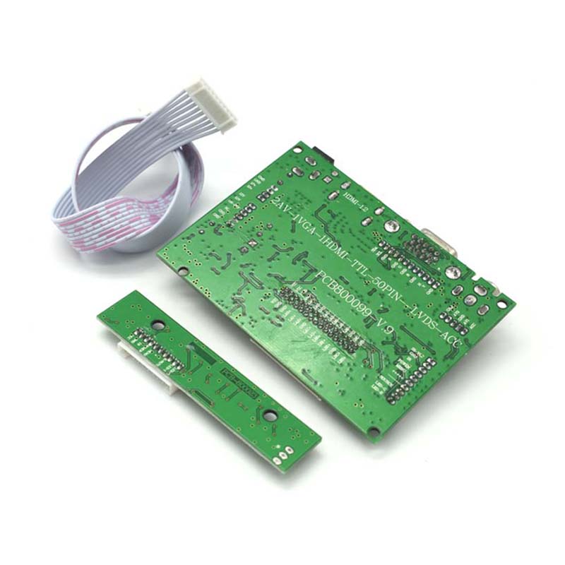 HDMI-VGA-2AV-LVDS-ACC-TTL-LCD-Display-Controller-50pins-Board-Kit-800x480-resolution-for-Raspberry-P-1595082
