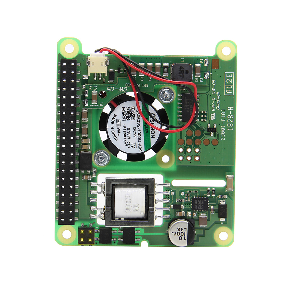 PoE HAT IEEE802.3af 5V 2.5A Output Power Over Ethernet Expansion Board ...