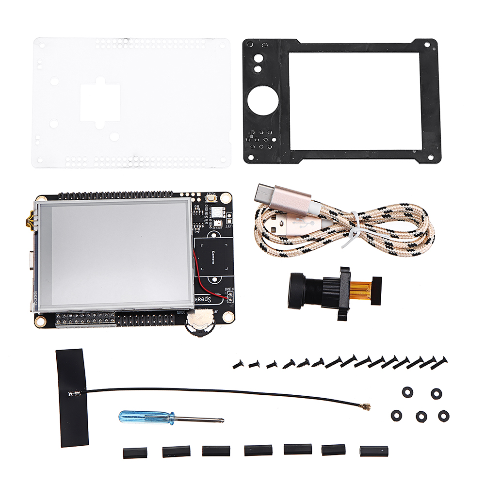 Sipeed-Maix-GO-RISC-V-Dual-Core-64bit-Development-Board-Mini-PC-Wifi--Antenna--28inch-TFT-Touch-Scre-1469507