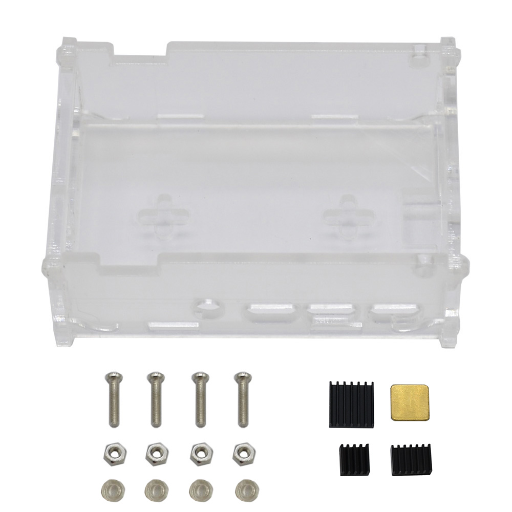 Transparent-DIY-Acrylic-Case-Box-Shell-with-Screw-and-Black-Thin-Copper-Aluminum-Heatsink-for-35-Inc-1557130