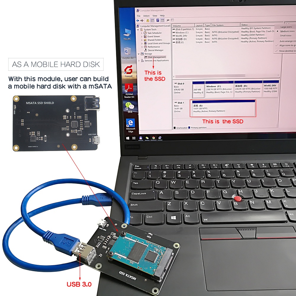 Upgraded-Version-V31-X850-mSATA-SSD-Storage-Expansion-Board-For-Raspberry-Pi-3-Model-B--2B--B-1170358