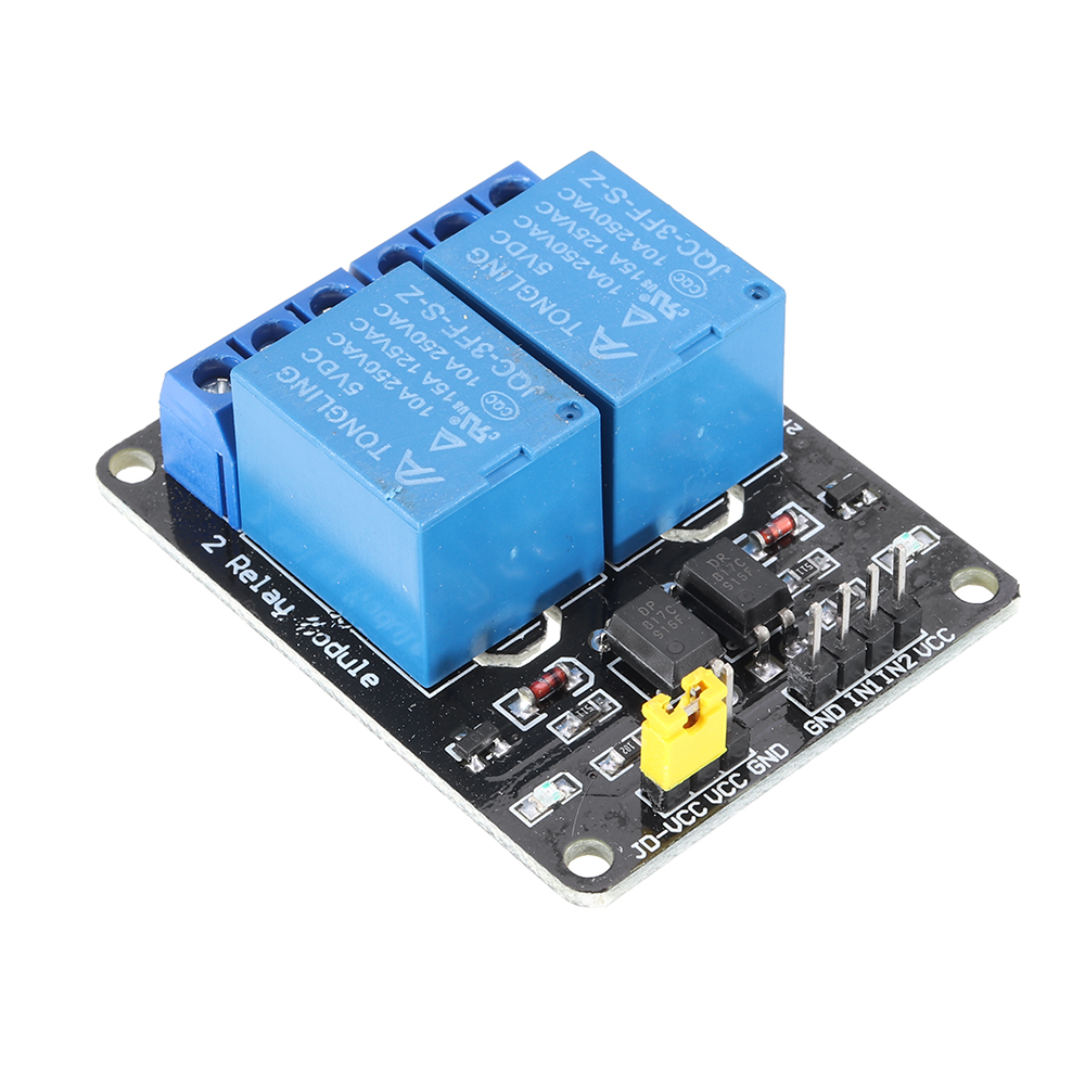 10pcs 2 Channel 5V DC Relay Module Relay Drive Module Control Board