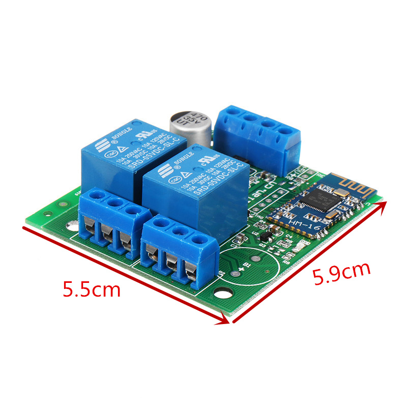 2-Channel-Relay-Module-bluetooth-40-BLE-Switch-For-Apple-Android-Phone-IOT-1270553