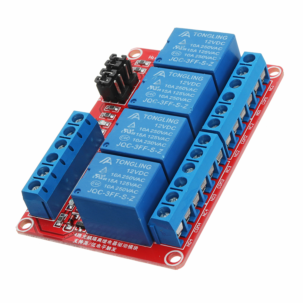 3Pcs-DC12V-4-Channel-Level-Trigger-Optocoupler-Relay-Module-Power-Supply-Module-Geekcreit-for-Arduin-1352363